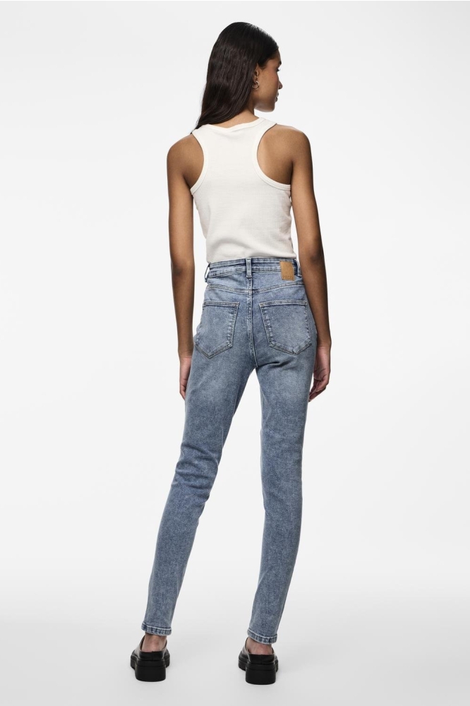 PCDANA HW SKINNY JEANS LB302 NOOS 17149273 Light Blue Denim
